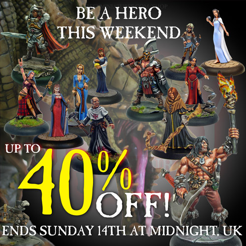 Up to 40% off this weekend! Ends Sunday at midnight!