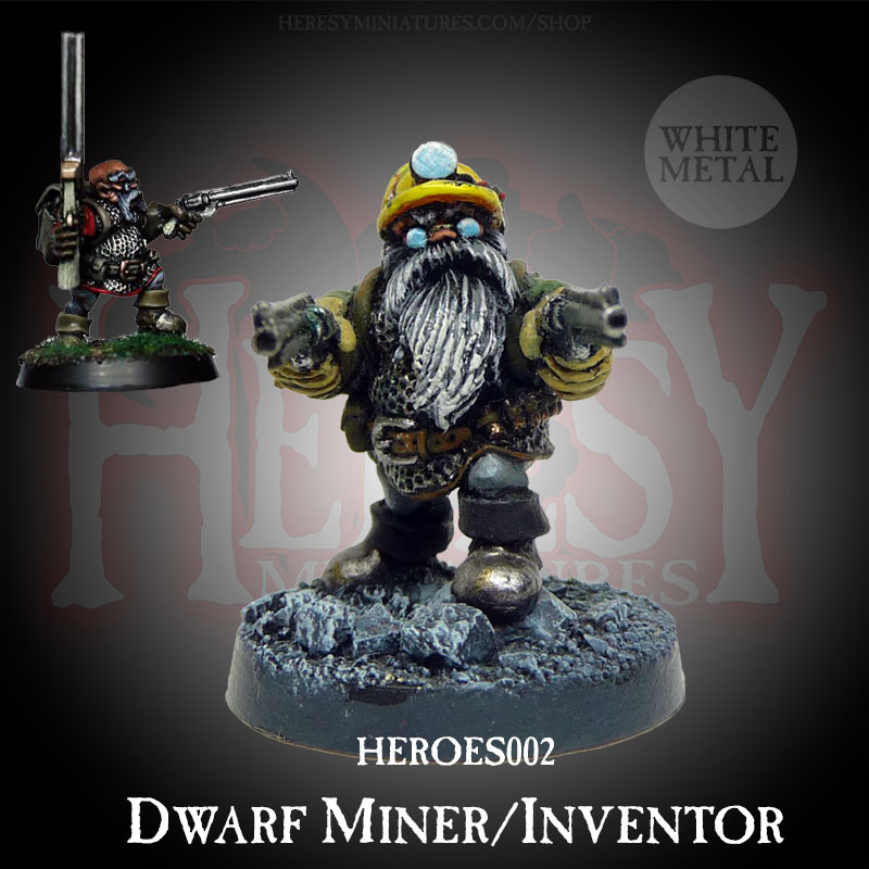 Dwarf Miner/Inventor (FULL KIT ALL OPTIONS) [METAL]