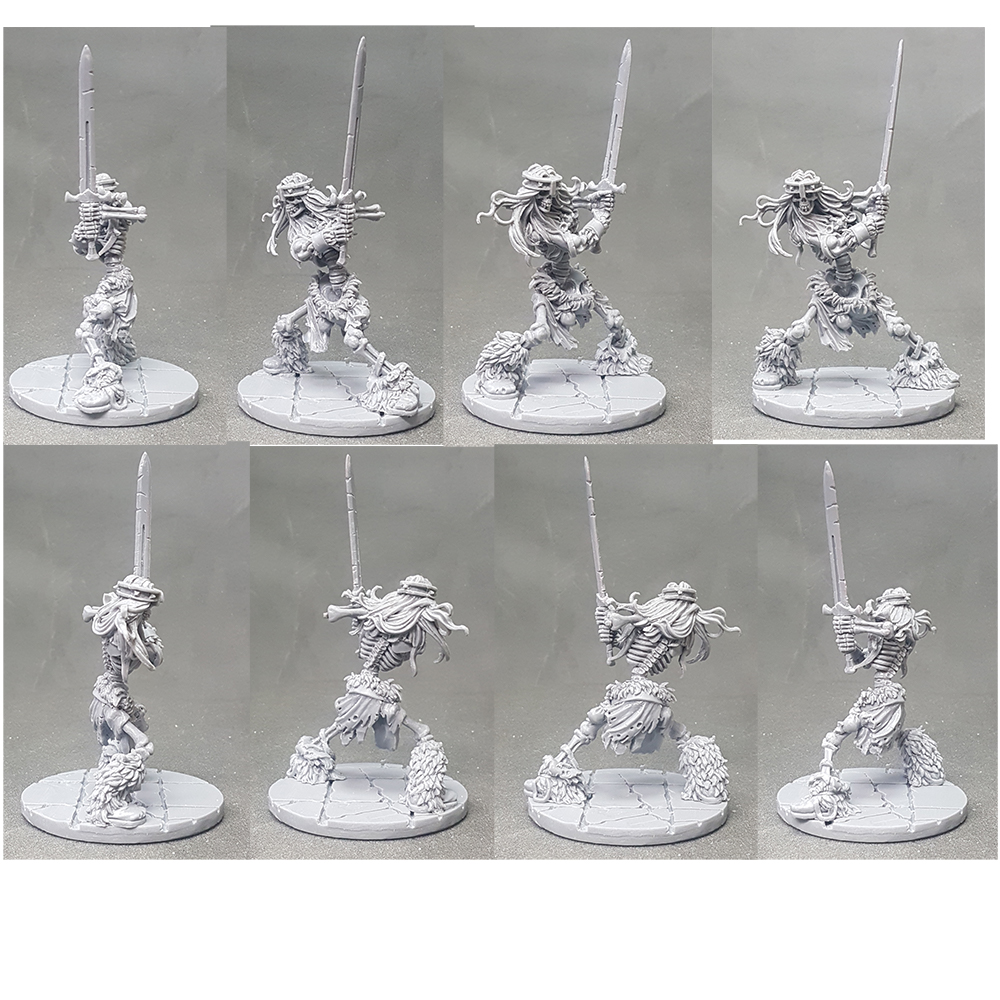 Modal Additional Images for Skeleton 3-Up #2 - Skeleton Barbarian MASTER CASTING 2ND RUN