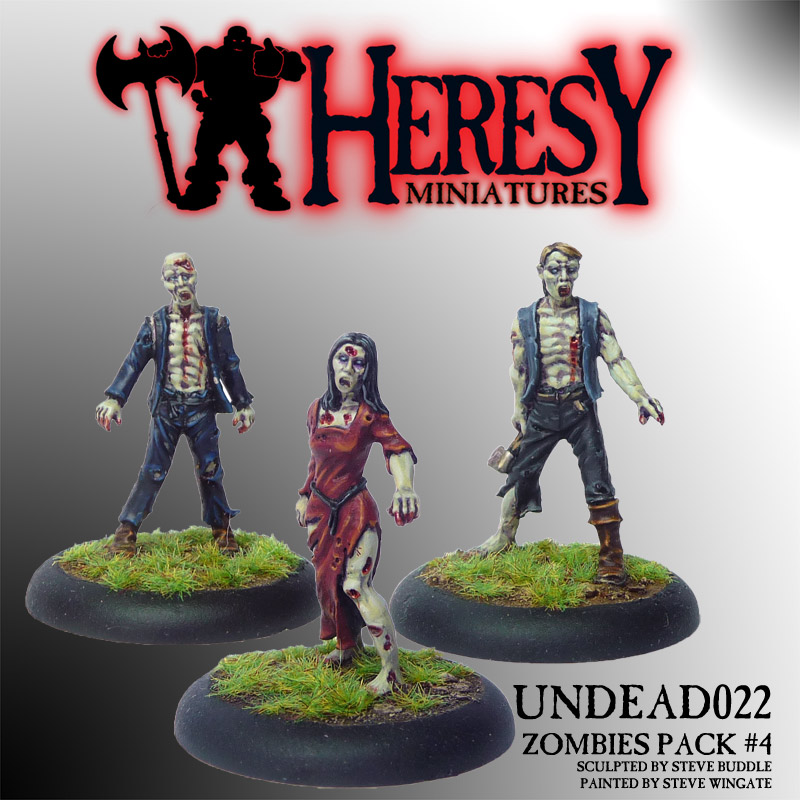 Zombies Pack #3 (3 figures) [METAL]