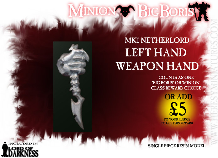RIGHT HAND (WEAPON CARRYING) FOR NL1