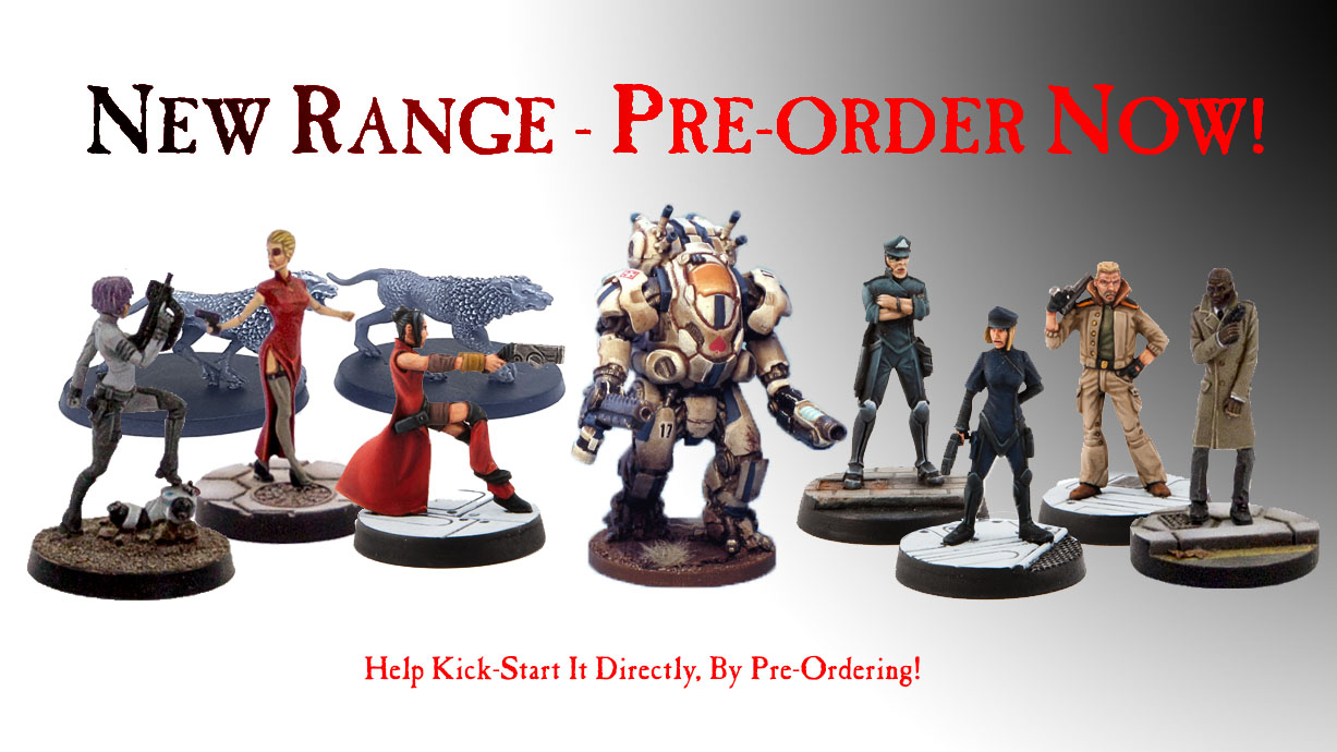 Help Kickstart this range of scifi models by pre-ordering from Heresy directly instead of via Kickstarter