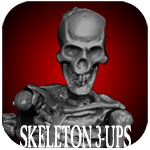 Skeleton 3-Up Master Castings