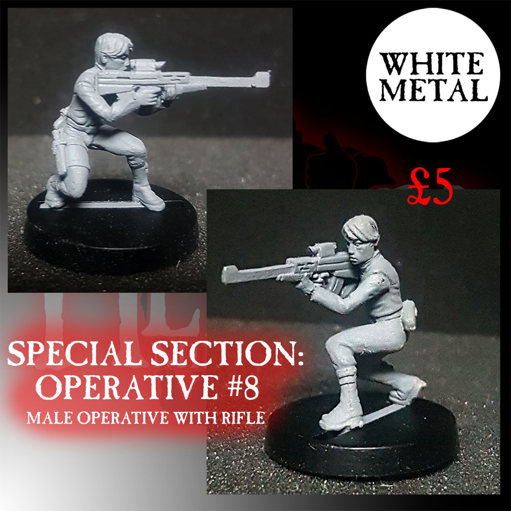 Special Operative #8 [METAL] Male Operative With Sniper Rifle