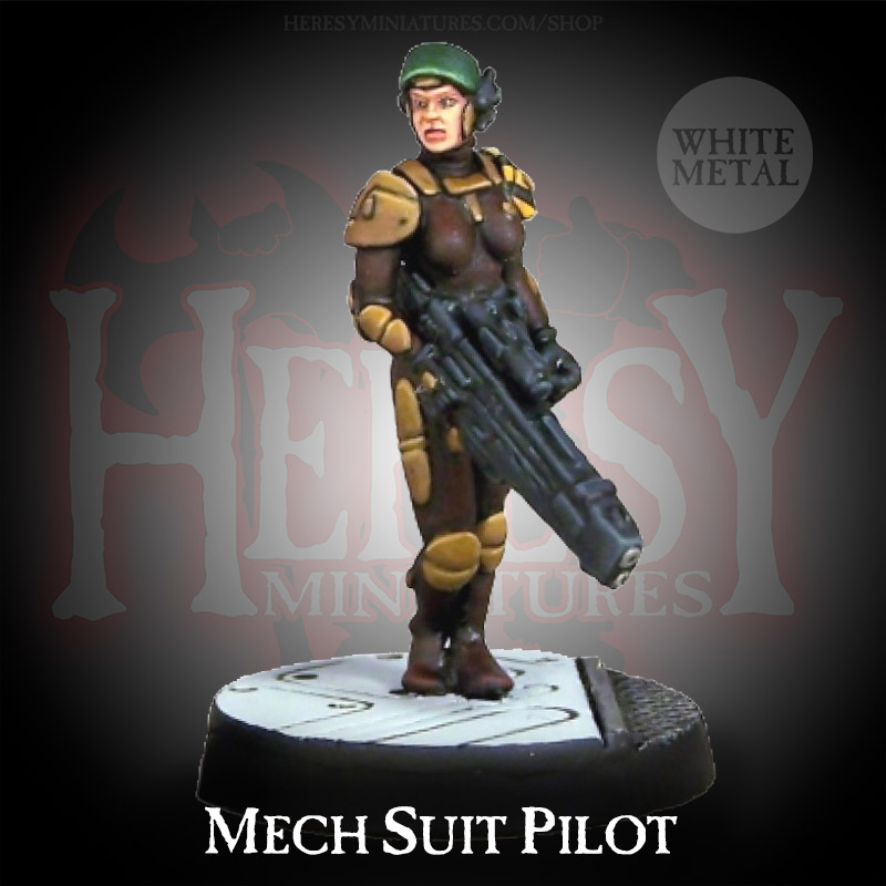 Mech Pilot with rifle - Click Image to Close
