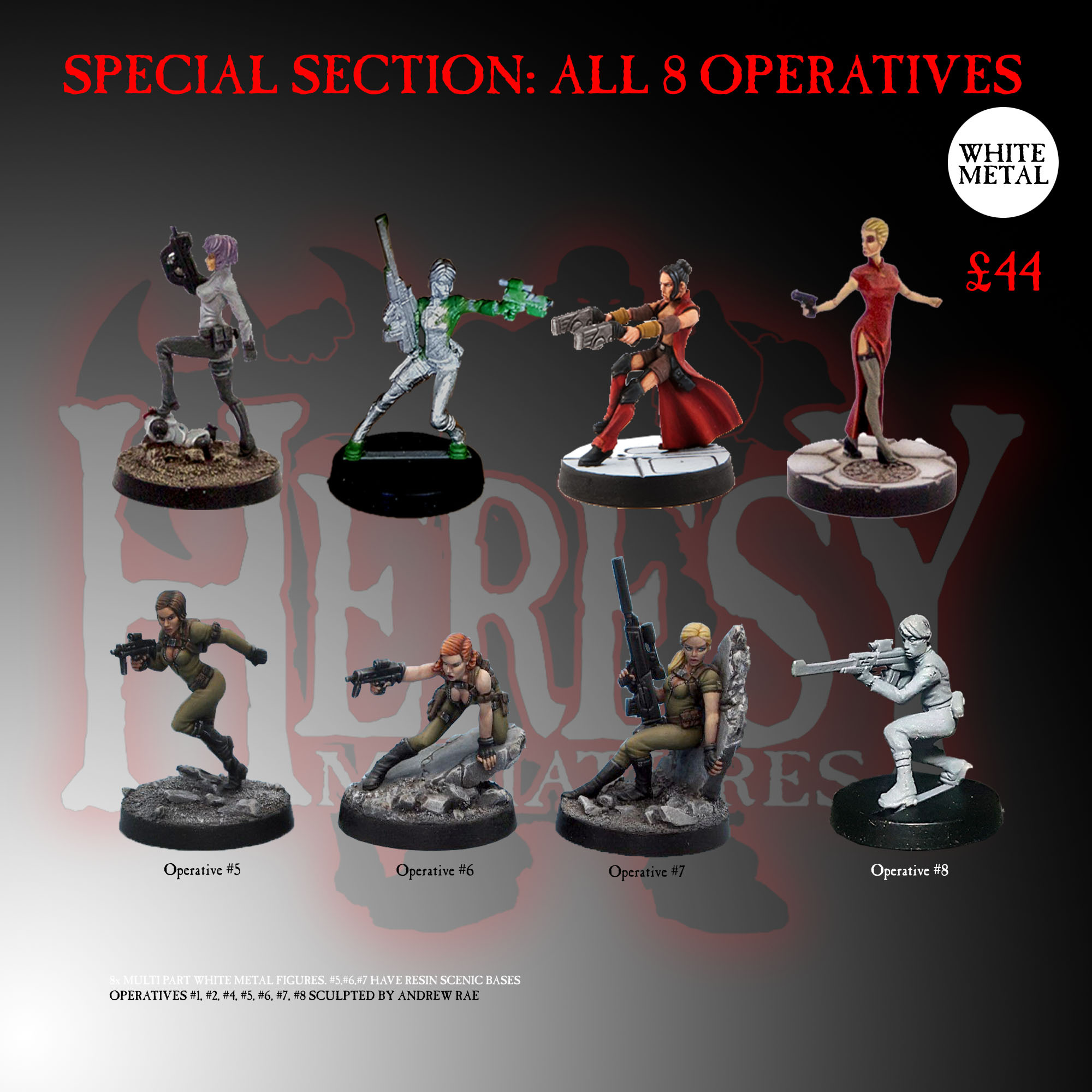 Special Section: Operatives (Full Set Of 8 Figures) - Click Image to Close