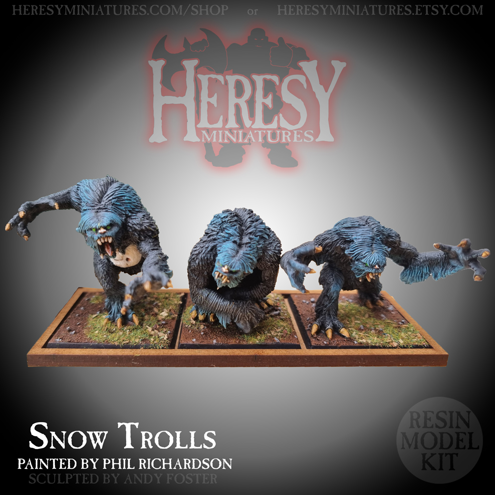 Set of All 3 Snow Trolls
