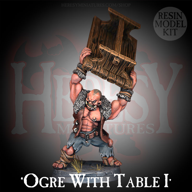 CLASSIC OGRE WITH TABLE (2002 - REDUX) [RESIN]