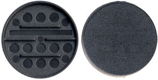 40mm Round Bases x 5 - Click Image to Close