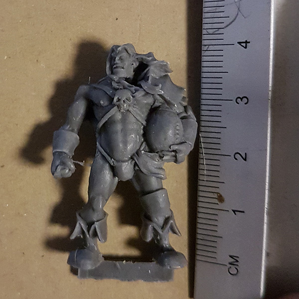 Deathball Mullet The Barbarian - RESIN VERSION - Click Image to Close