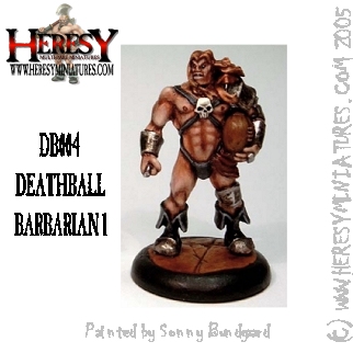 Deathball Mullet The Barbarian METAL VERSION