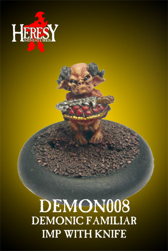 Demonic Familiar: Imp with Sacrificial Knife - Click Image to Close