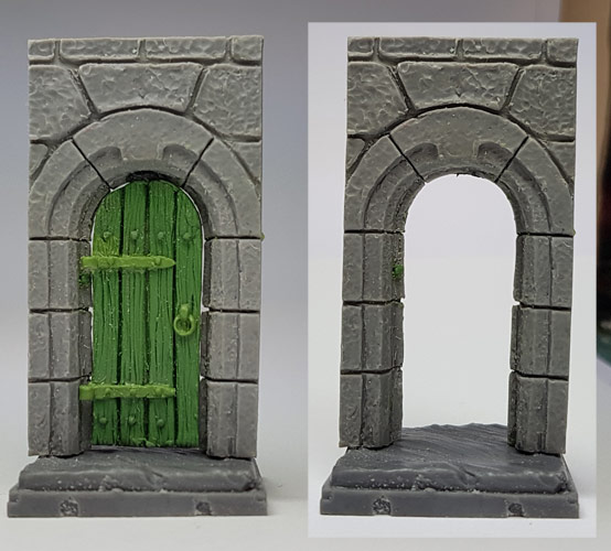Dungeon Doors PROTOTYPE (pack of 2) - Click Image to Close
