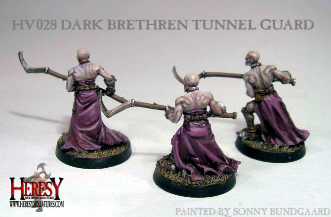 Dark Brethren Cultist Tunnel Guard (Pack of 3) [METAL] - Click Image to Close