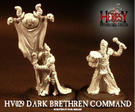 Dark Brethren Tunnel Guard Command (pack of 2) [METAL] - Click Image to Close