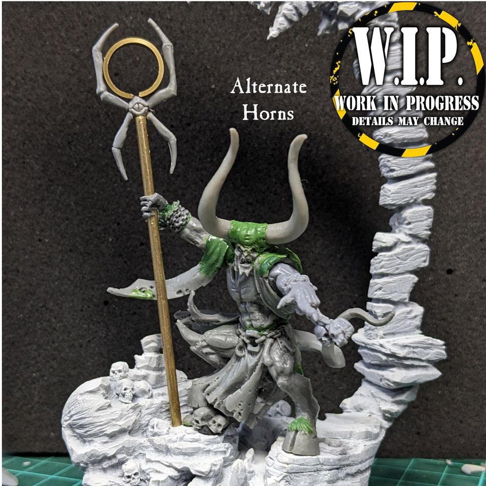 Fallen One With Staff (unwinged version) (PREORDER)
