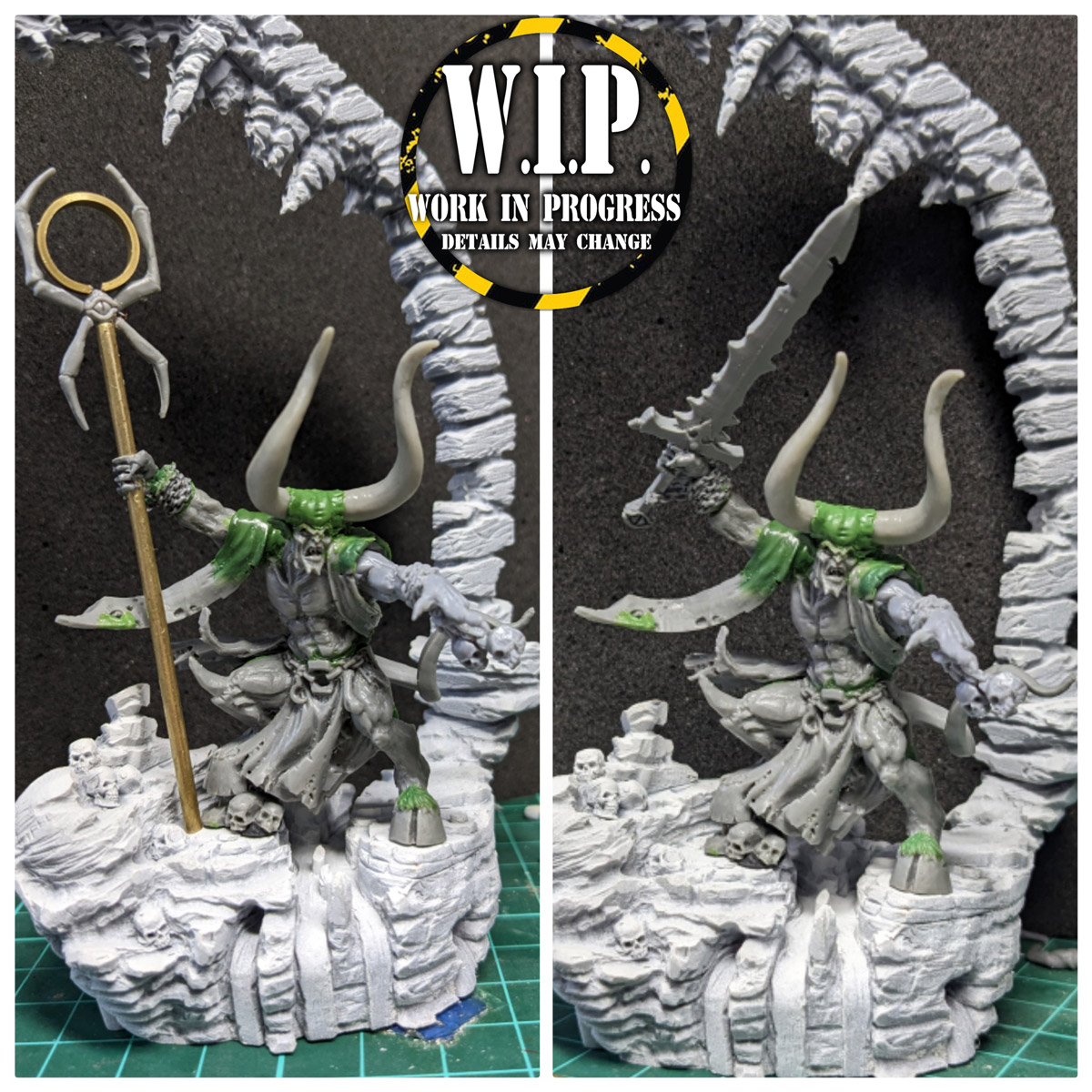 Fallen One With Staff (unwinged version) (PREORDER)