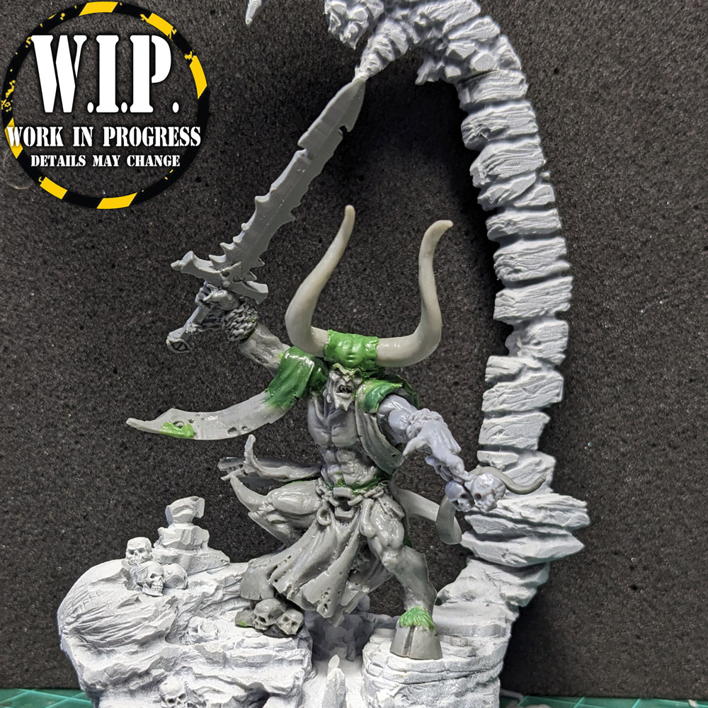 Fallen One With Staff (unwinged version) (PREORDER)