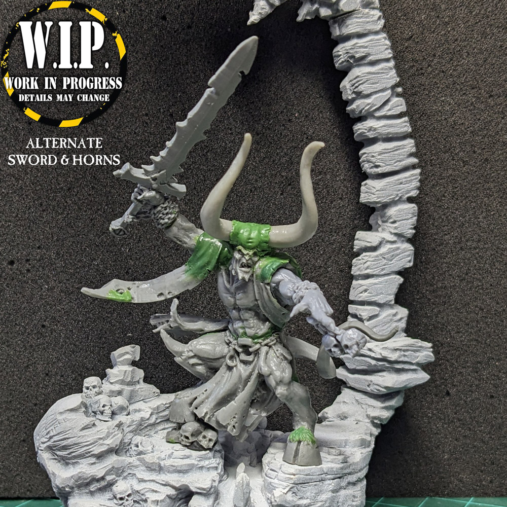 Fallen One With Staff (unwinged version) (PREORDER)