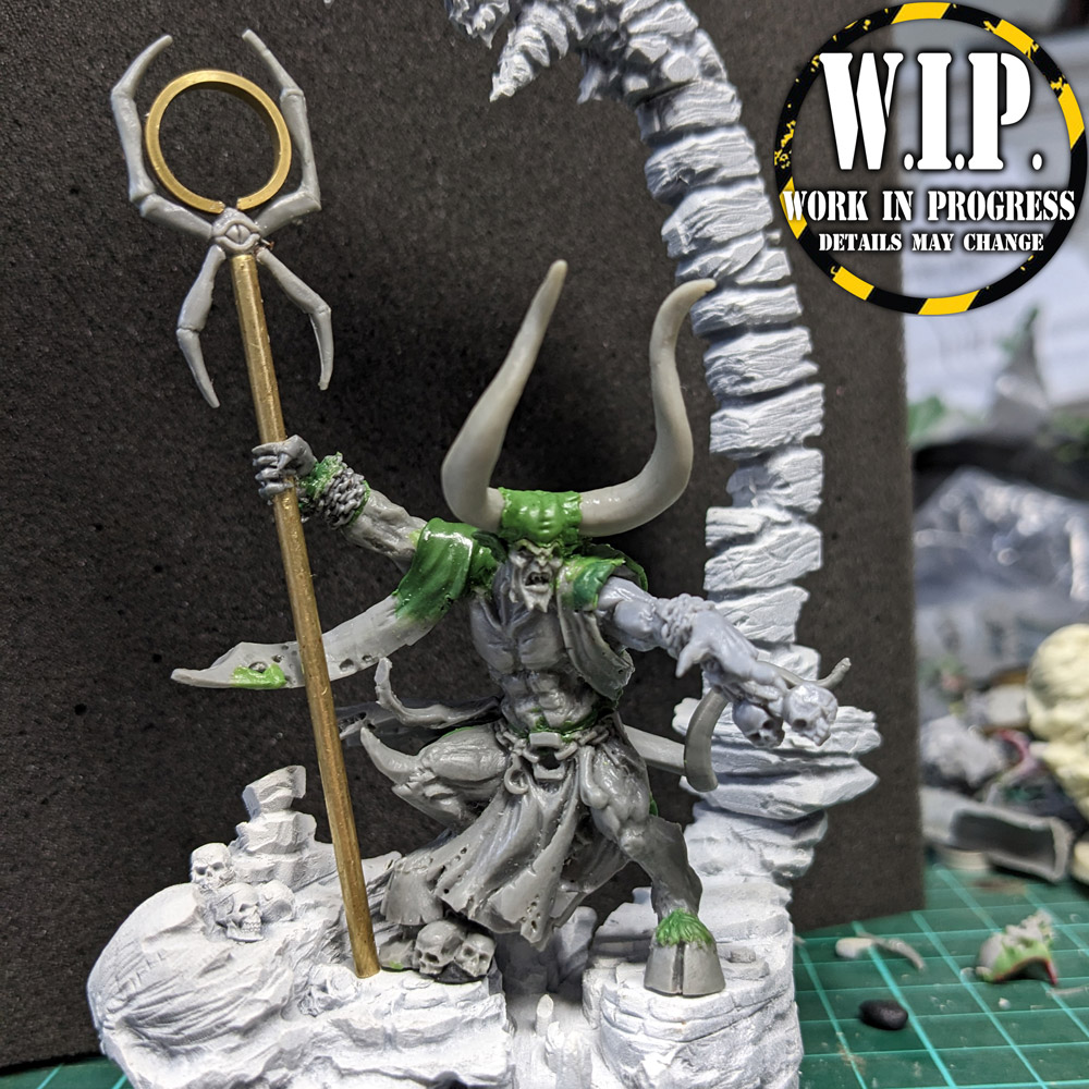 Fallen One With Staff (unwinged version) (PREORDER)