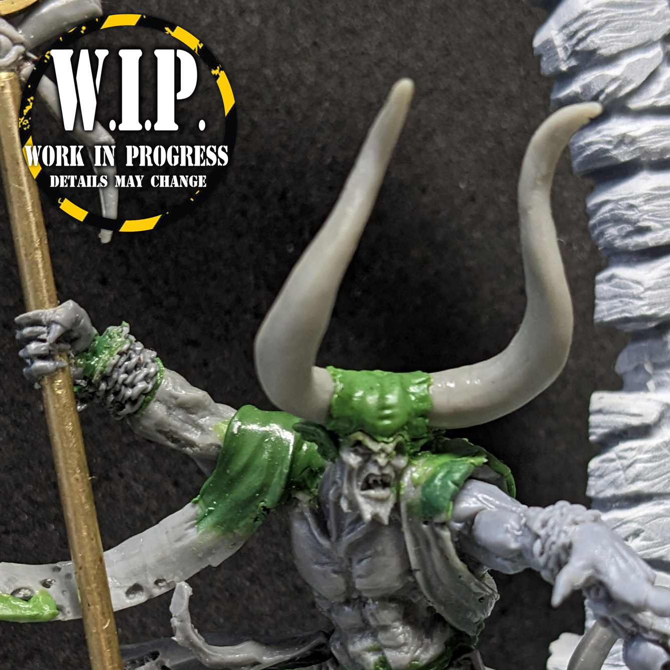 Fallen One With Staff (unwinged version) (PREORDER)