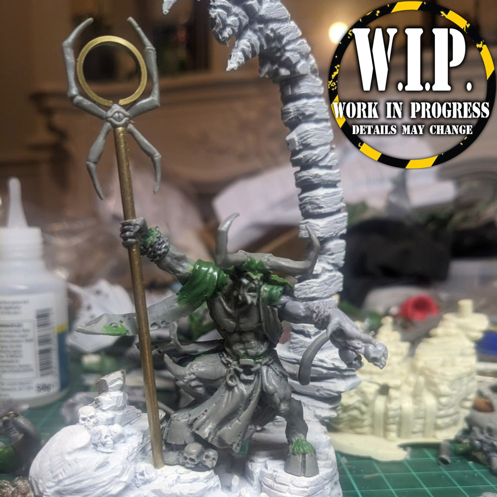 Fallen One With Staff (unwinged version) (PREORDER)