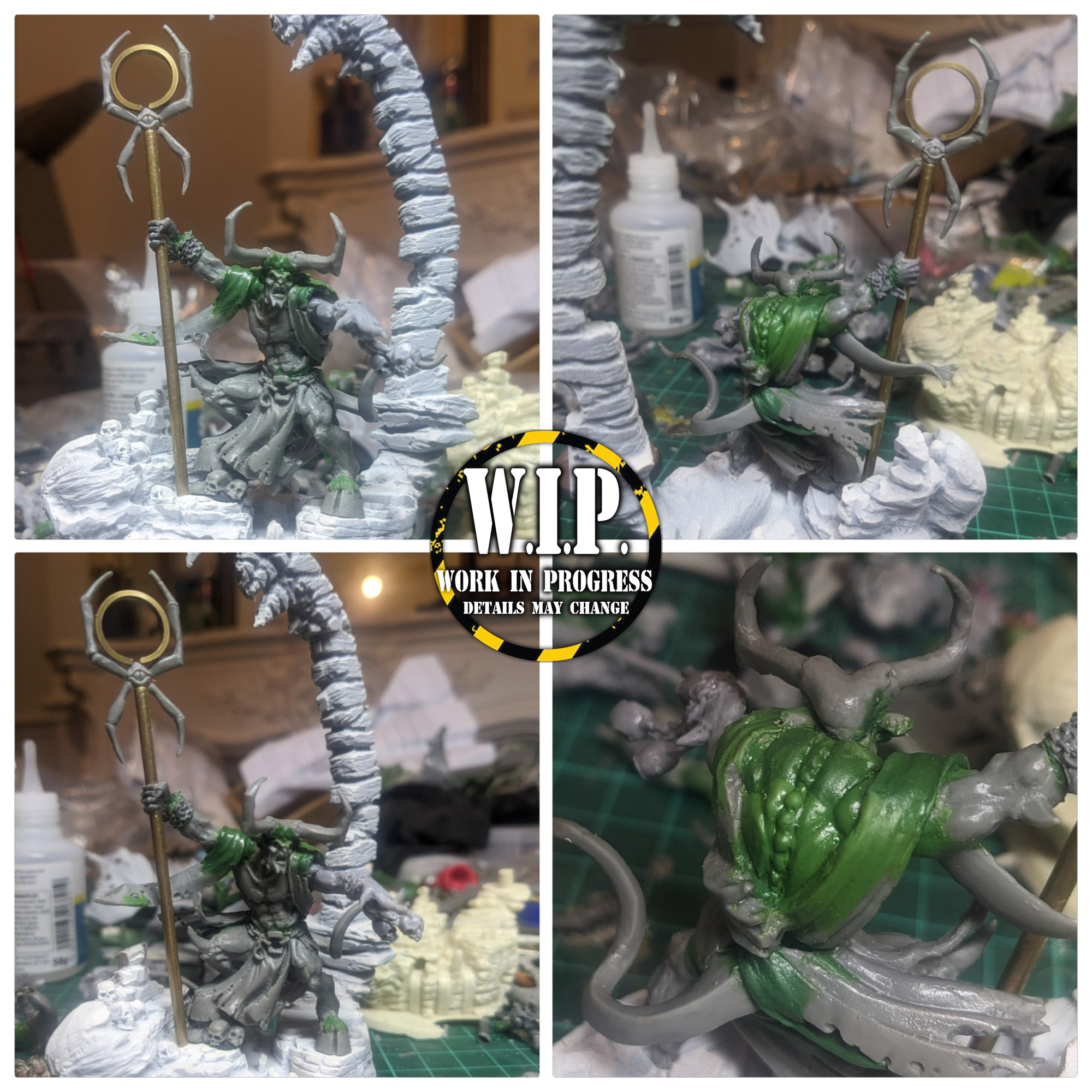 Fallen One With Staff (unwinged version) (PREORDER)