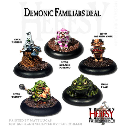 Demonic Familiars Deal [METAL & RESIN] - Click Image to Close
