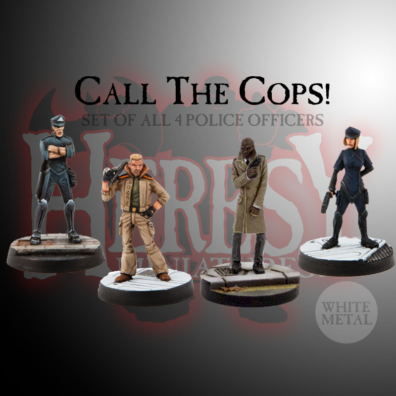 Call The Cops! (Set of 4 Figures) - Click Image to Close