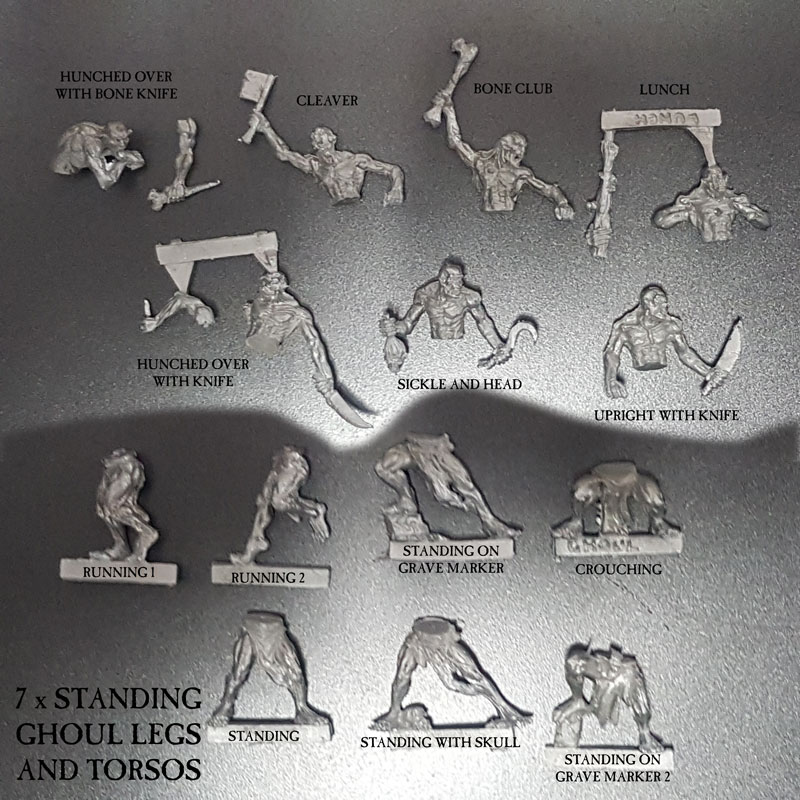 2022 Re-Mastered Ghouls COMPLETE TRIBE (13 Figures) [METAL] - Click Image to Close