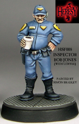 Inspector #1 (Bob Jones) with Coffee [METAL] - Click Image to Close