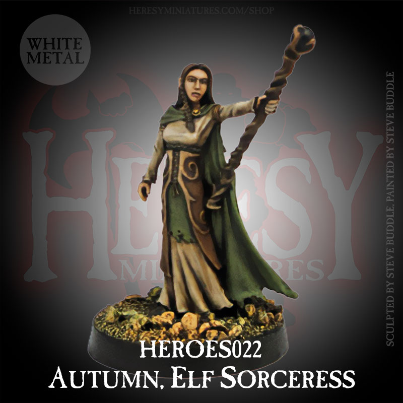Wood Elf Sorceress - Autumn - Click Image to Close