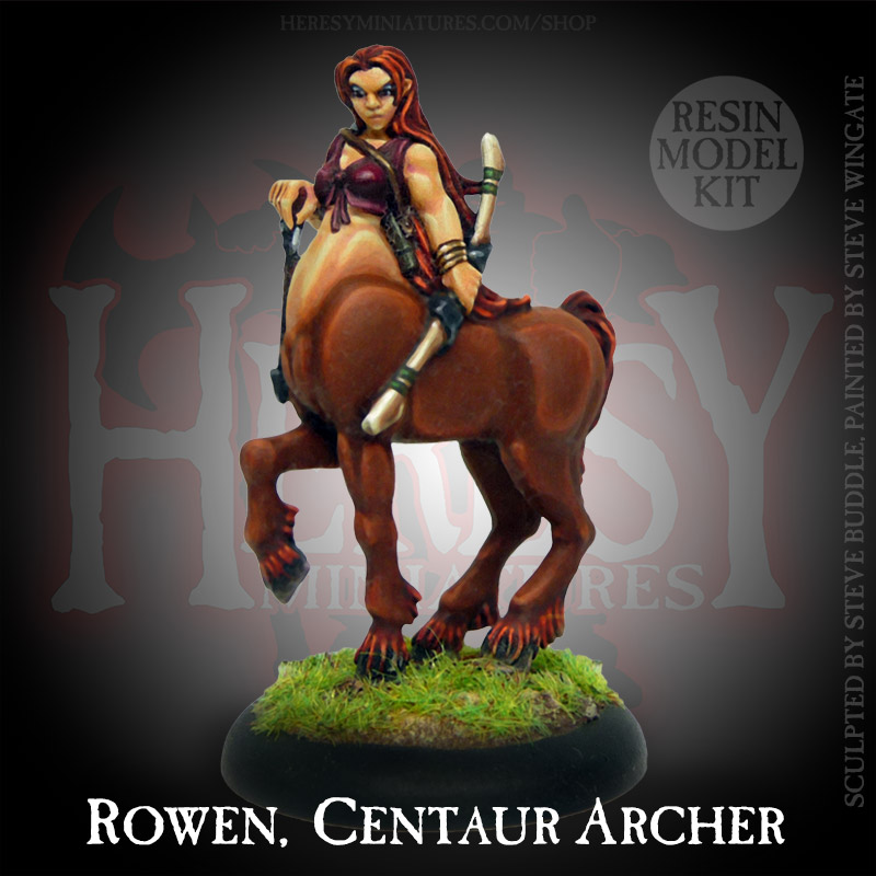 Female Centaur - Rowen - NOW IN RESIN - Click Image to Close