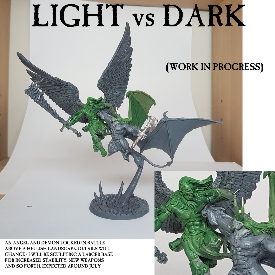 Light Vs Dark Diorama