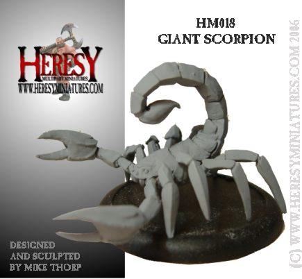 Giant Scorpion - Resin & Metal version - Click Image to Close