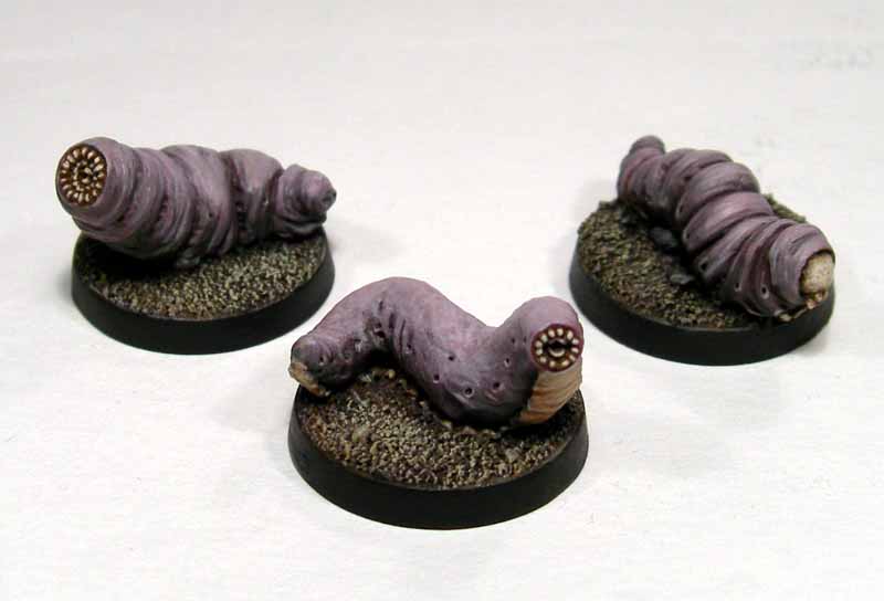 Giant Gribblies/Slugs (pack of 3) - (RESIN) - Click Image to Close