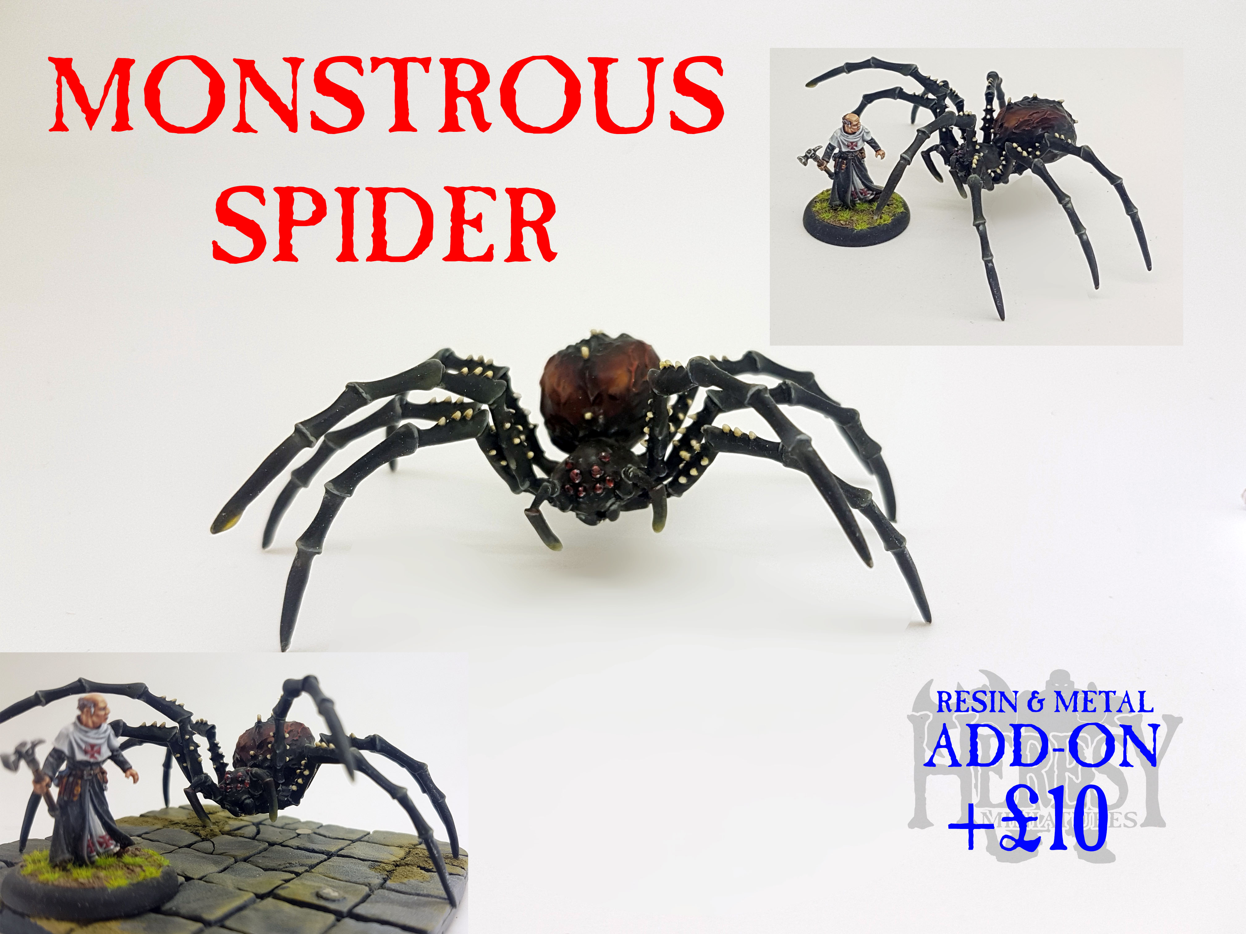 Kickstarter Add-On: Monstrous Spider LIMITED - Click Image to Close