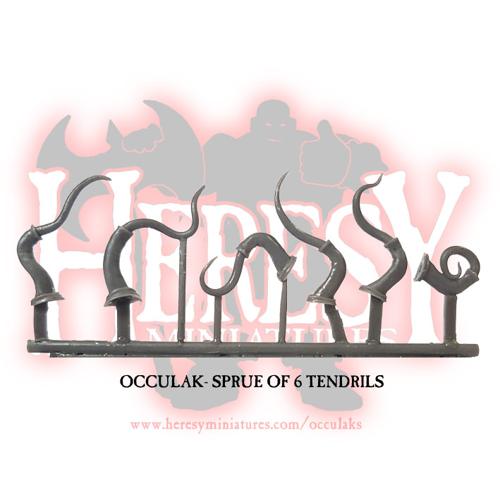 Occulak Tendrils - Sprue of 6 - Click Image to Close
