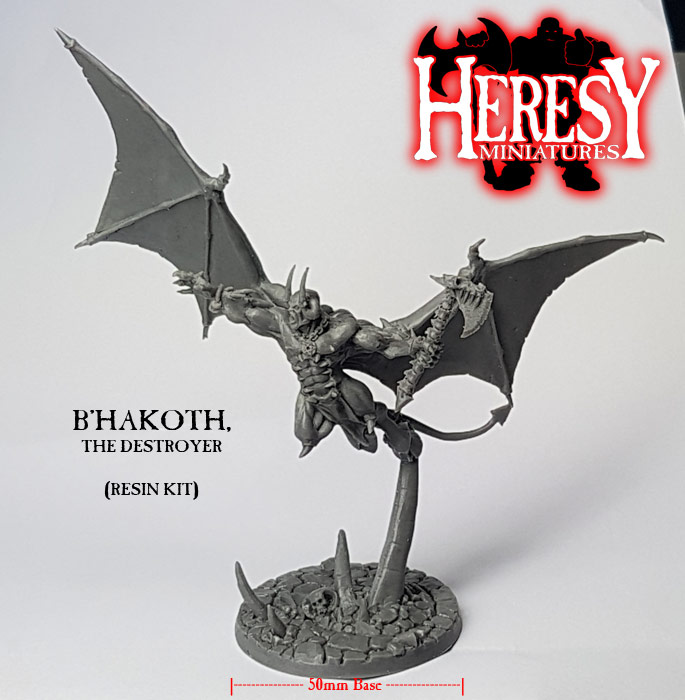 B'Hakoth The Destroyer [Resin Kit] - Click Image to Close