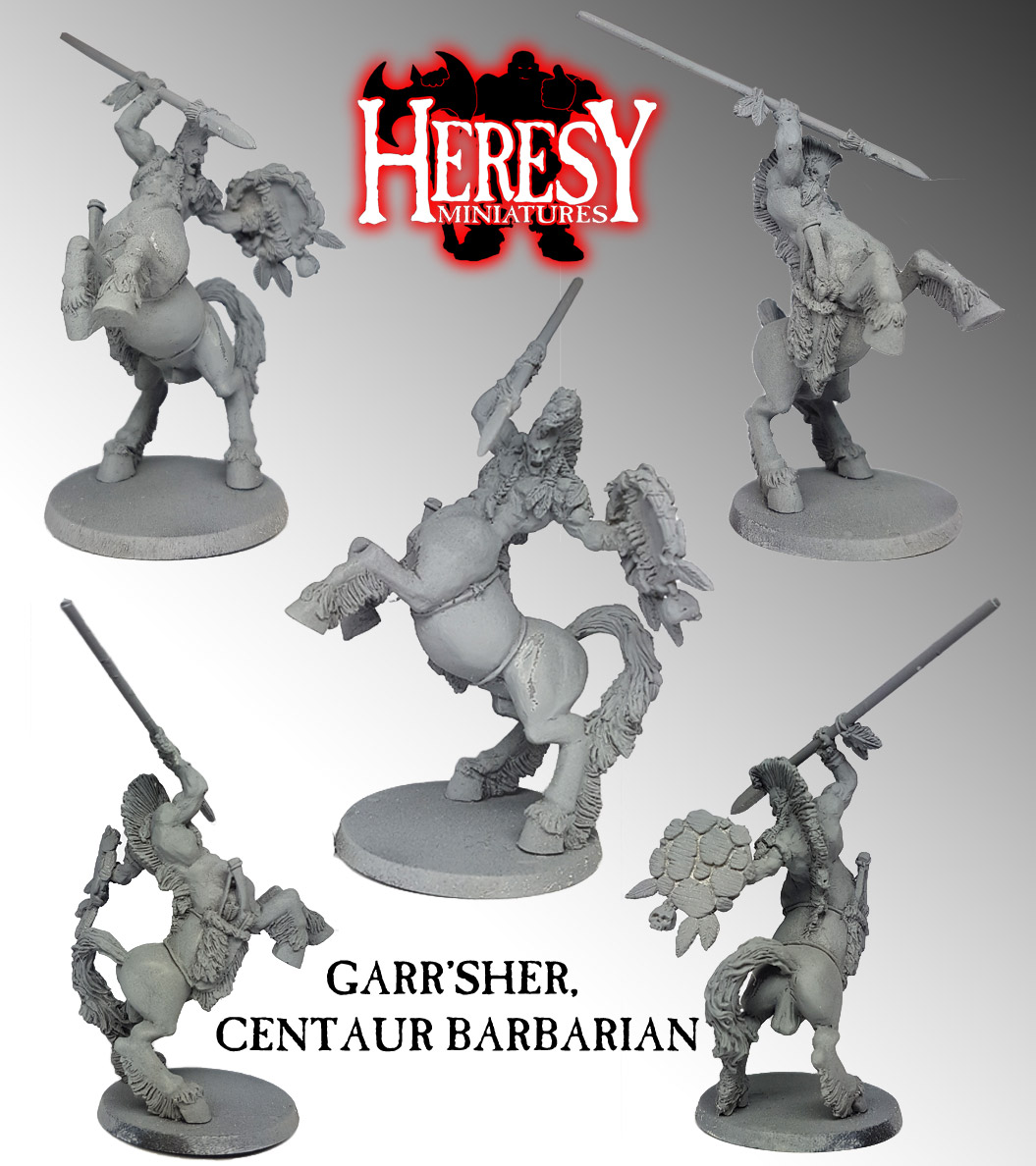 Centaur Barbarian- Garr'Sher