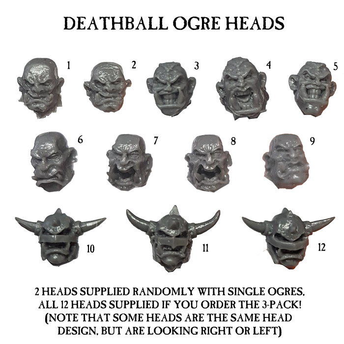 3 Pack: Deathball Ogres - Click Image to Close