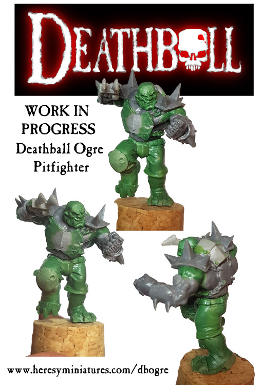 Deathball - Ogre Pitfighter (RESIN) [SINGLE)