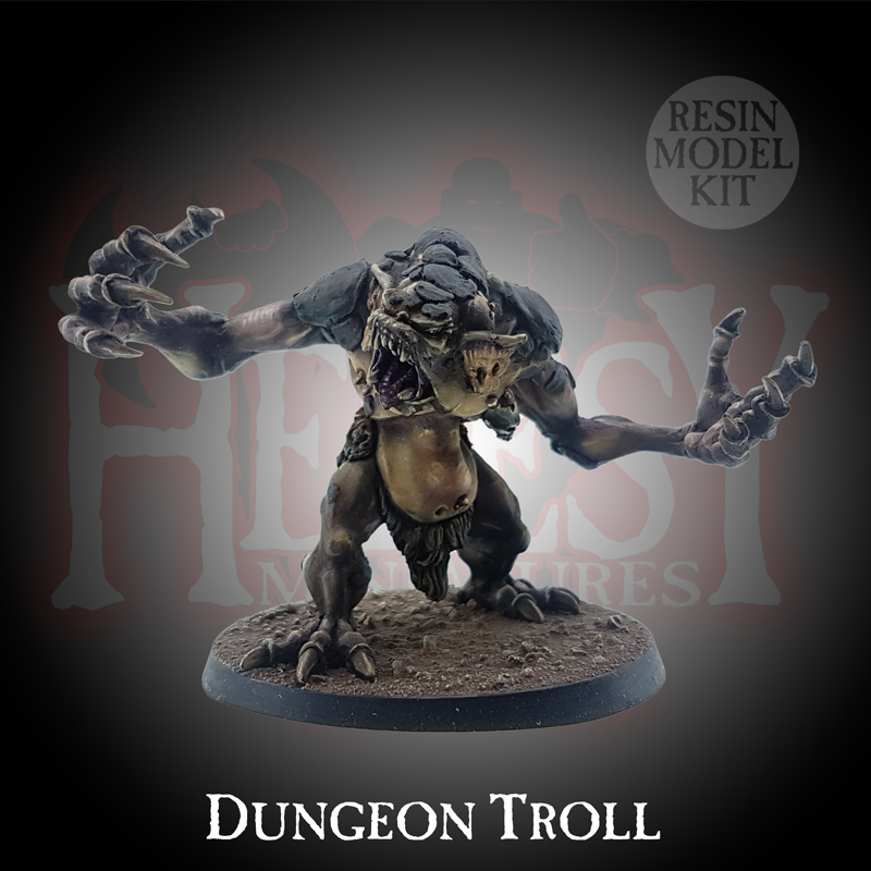 (RESIN) DUNGEON TROLL #1 - Click Image to Close