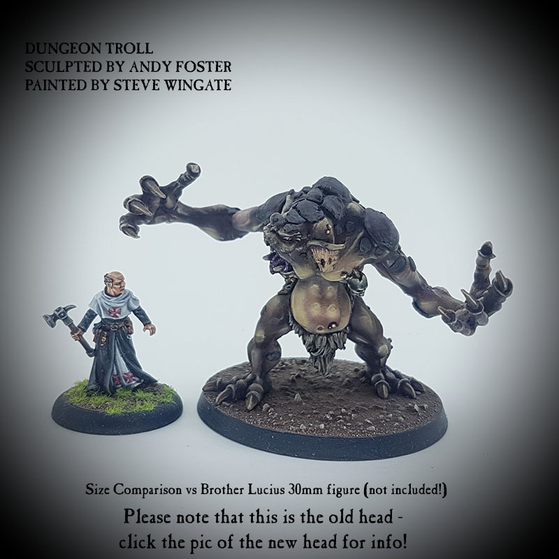 (RESIN) DUNGEON TROLL #1 - Click Image to Close