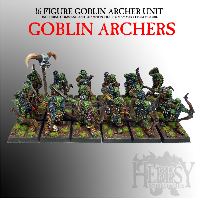 RESIN Goblin Archer Unit [PRE-ORDER] - Click Image to Close