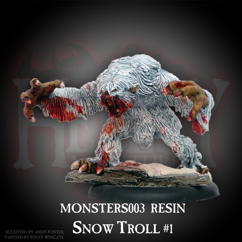RESIN SNOW TROLL #1 - Click Image to Close