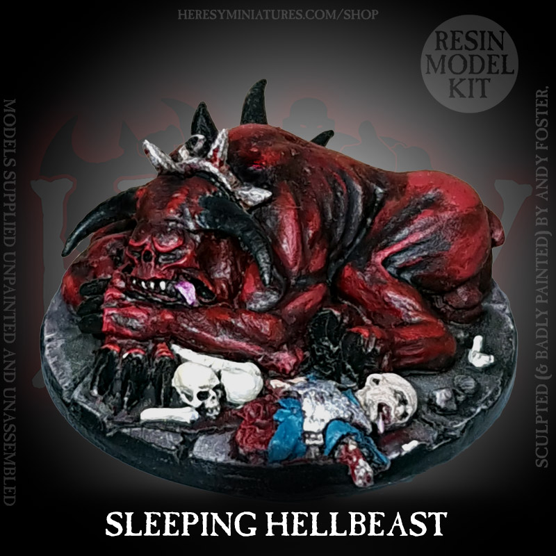 RESTING HELLBEAST (MASTER CASTING)