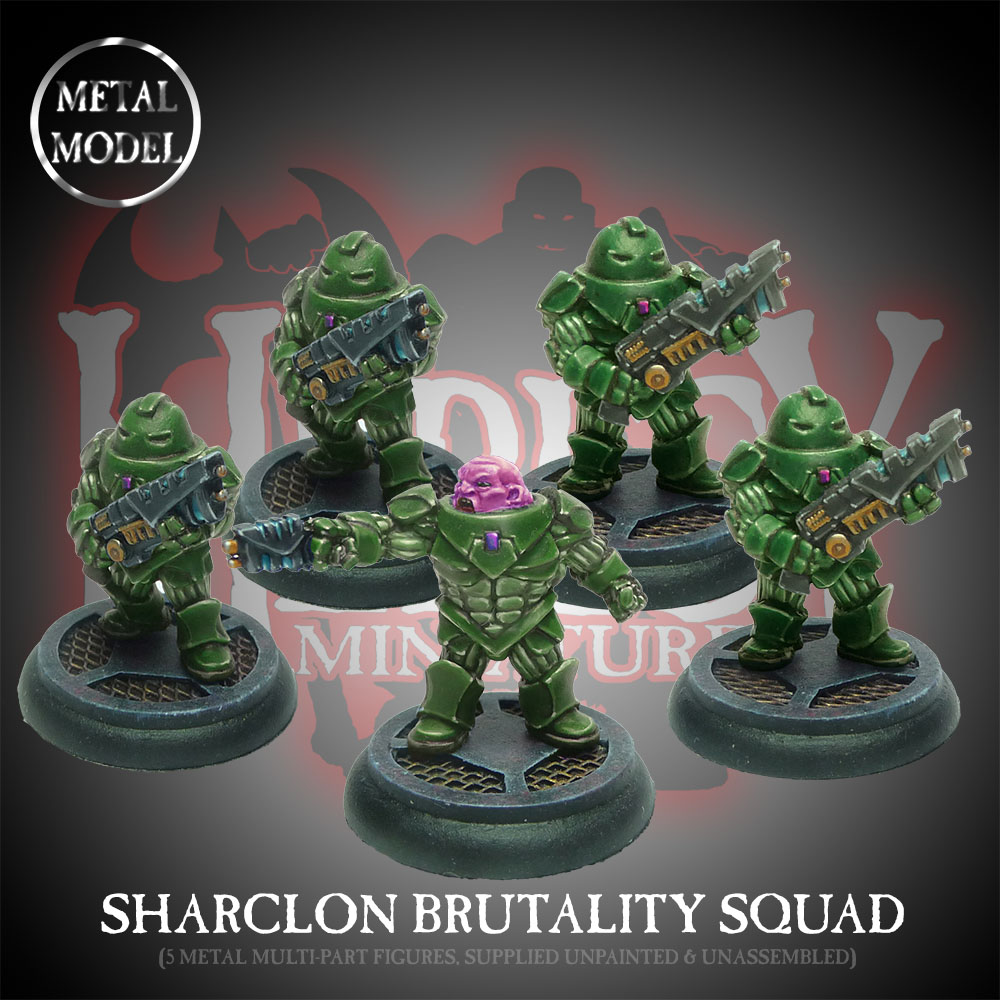 Sharclon Brutality Squad (5 figures) [METAL] - Click Image to Close