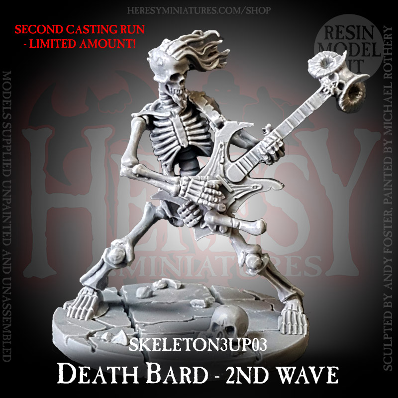 Skeleton 3-Up #3: Death Bard MASTER CASTING - 2nd RUN - Click Image to Close
