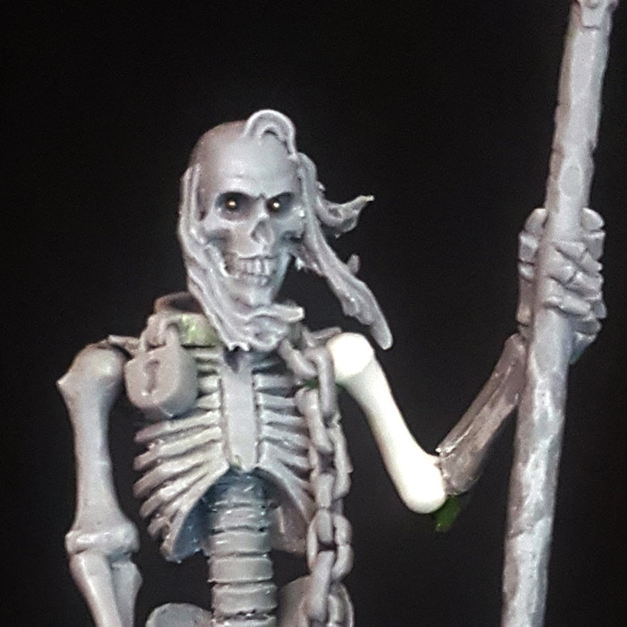 Skeleton 3-Up #4: Skeleton with Spear 01 MASTER CASTING